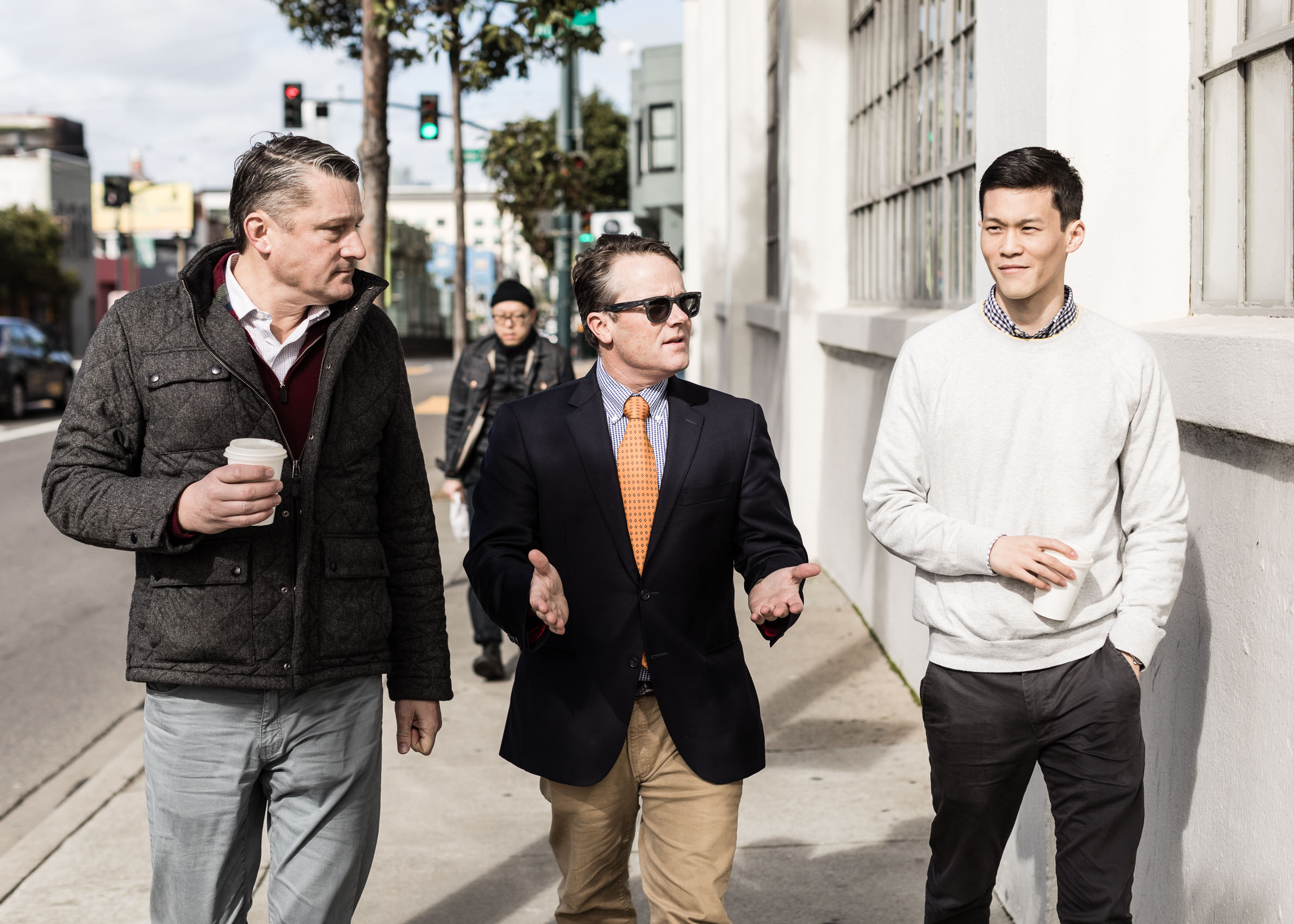 Adrian Jones, executive vice president, Dan Murray, principal and Jonathan Ting, co-portfolio manager at Mirador Capital Partners | Los Angeles | Editorial and Commercial Photographer Patrick Strattner