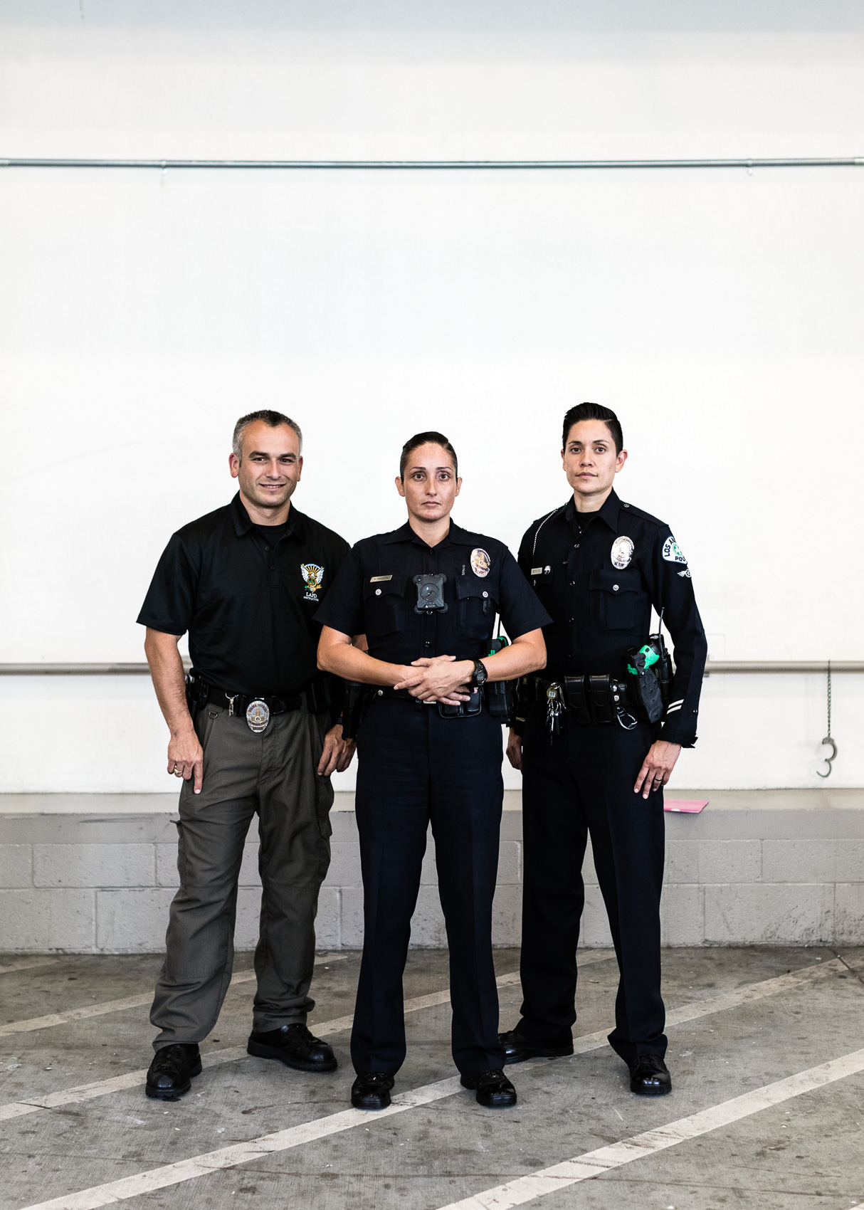 Jayson Siller, Jennifer Bernadino & Christina Reveles, LAPD | Los Angeles | Editorial and Commercial Photographer Patrick Strattner