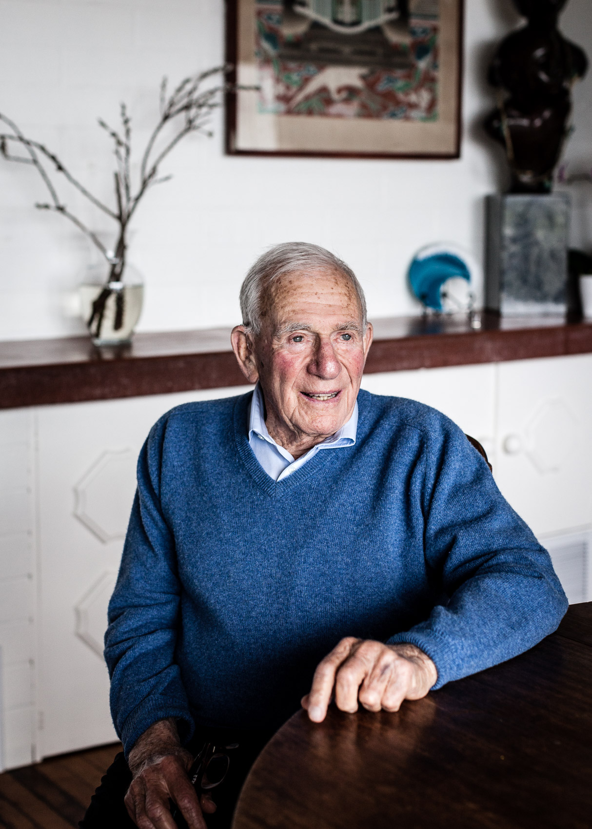 Walter Munk, physical oceanographer| Los Angeles | Editorial and Commercial Photographer Patrick Strattner